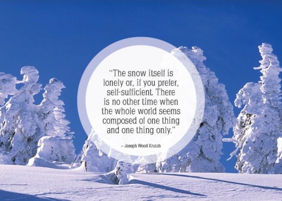 25 Nice Quotes About winter and snow 010