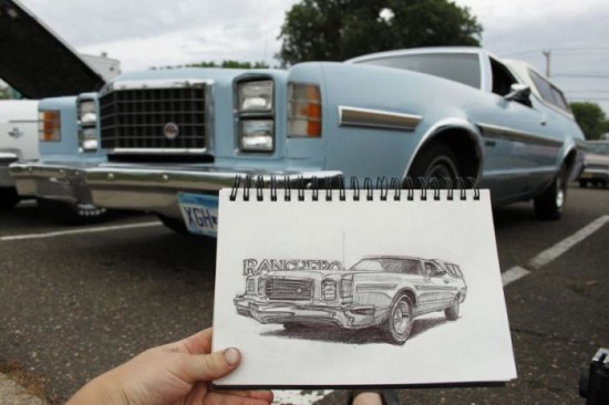 30 Car Sketches by Tyler Linner 003
