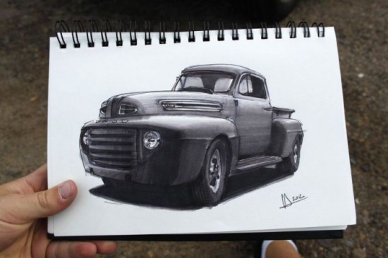 30 Car Sketches by Tyler Linner 014