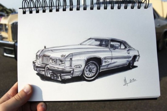 30 Car Sketches by Tyler Linner 022