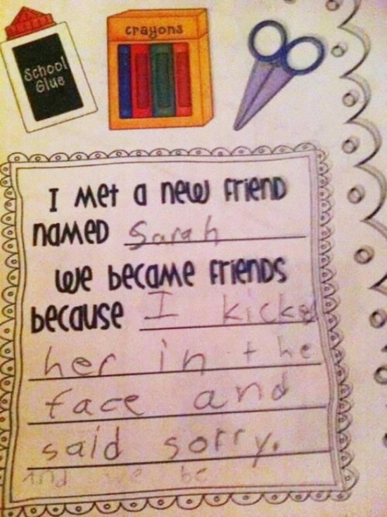 30 Funny honest notes written by kids 001
