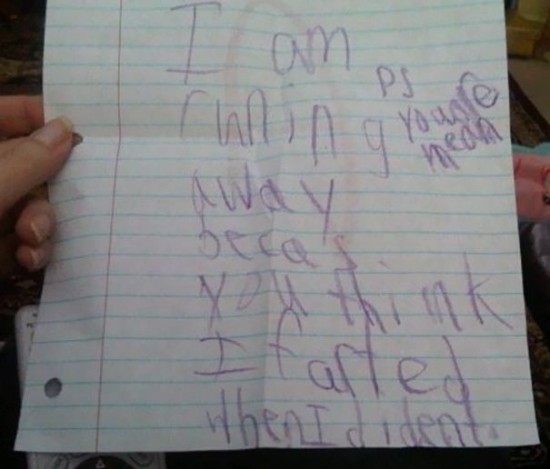 30 Funny honest notes written by kids 022