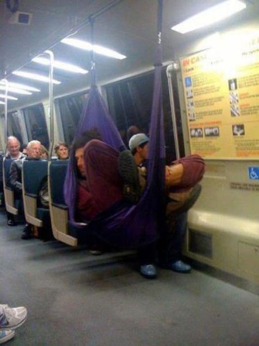 32 Strange people on public transport  016