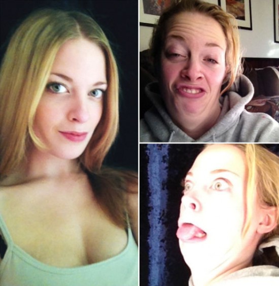 46 Beautiful Girls Making Weird Faces 044