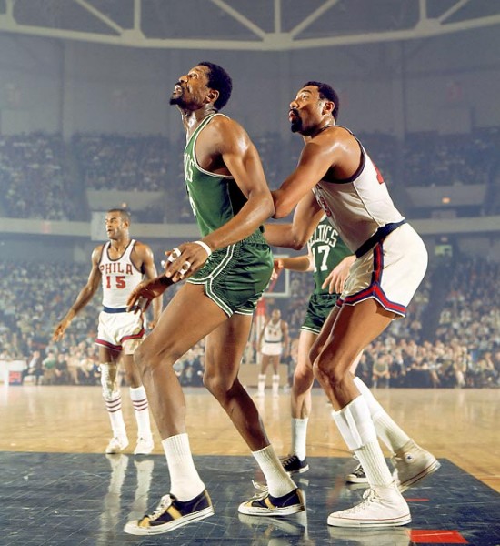 Bill Russell and Wilt Chamberlain - April 5, 1968