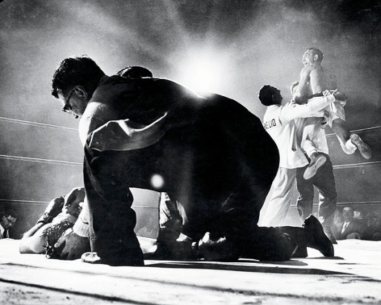 Carmen Basilio and Tony DeMarco - Nov. 30, 1955