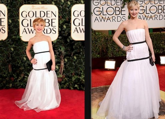 Children Dressed as Celebrities From the Golden Globes 007