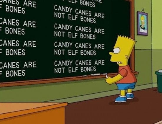 Funniest Simpsons Chalkboard Gags 002