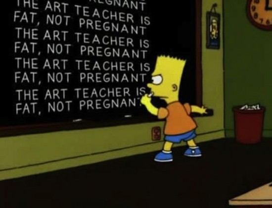 Funniest Simpsons Chalkboard Gags 005