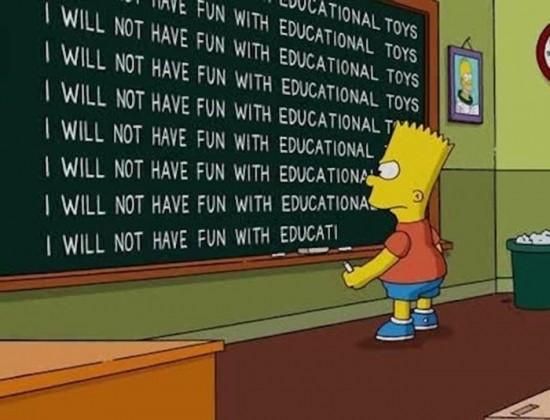 Funniest Simpsons Chalkboard Gags 007