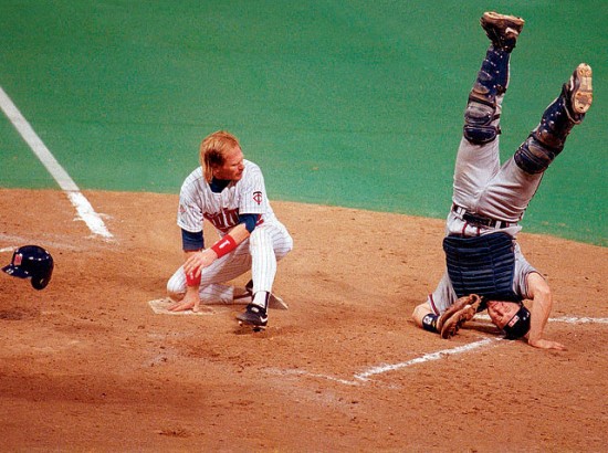 Greg Olson - World Series Game 1, Oct. 19, 1991