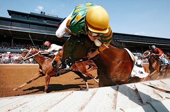 Julien Leparoux and Sanibel Storm - Keeneland Race Course, April 28, 2006