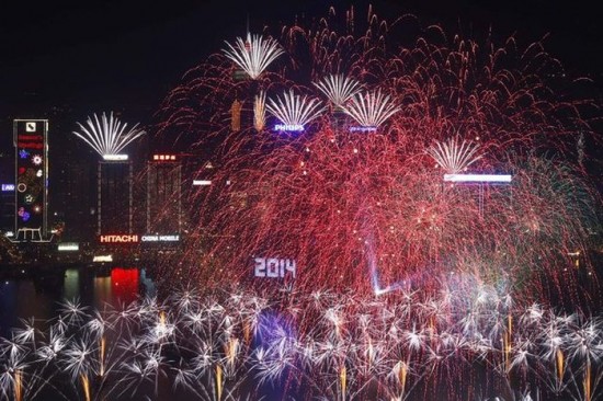 New Year’s eve fireworks around the world 008