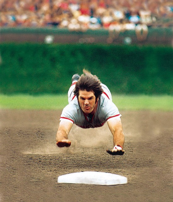 Pete Rose - Reds vs. Cubs, August 1975