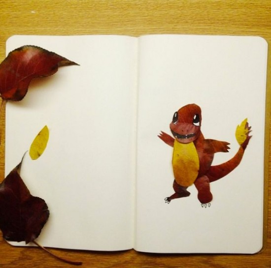 Pokemon Made From Leaves 004