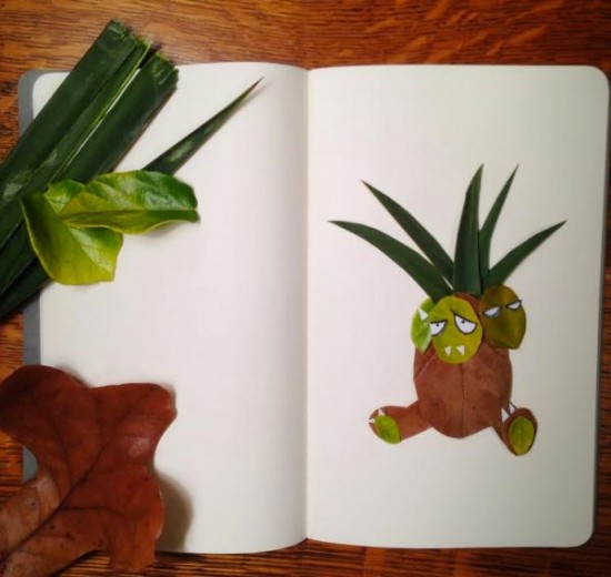 Pokemon Made From Leaves 005