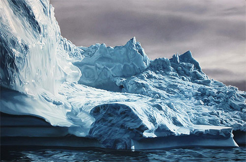 Stunning Pastel Drawings of Greenland by Artist Zaria Forman 003