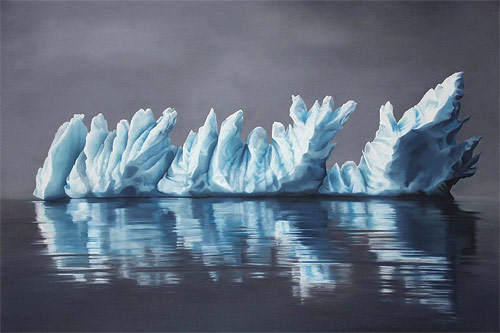 Stunning Pastel Drawings of Greenland by Artist Zaria Forman 009