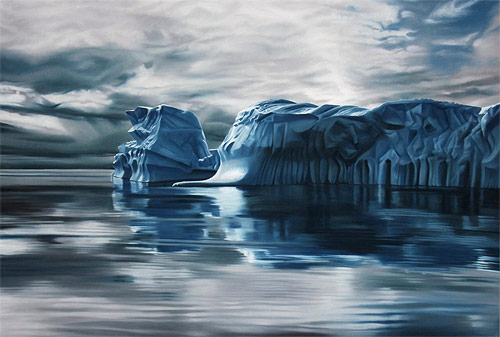 Stunning Pastel Drawings of Greenland by Artist Zaria Forman 010