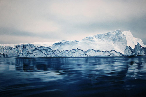 Stunning Pastel Drawings of Greenland by Artist Zaria Forman 012