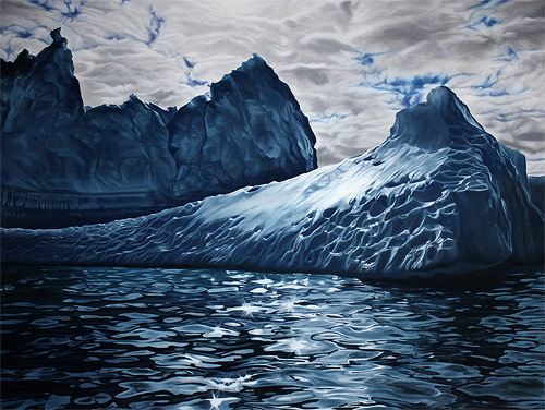 Stunning Pastel Drawings of Greenland by Artist Zaria Forman 014
