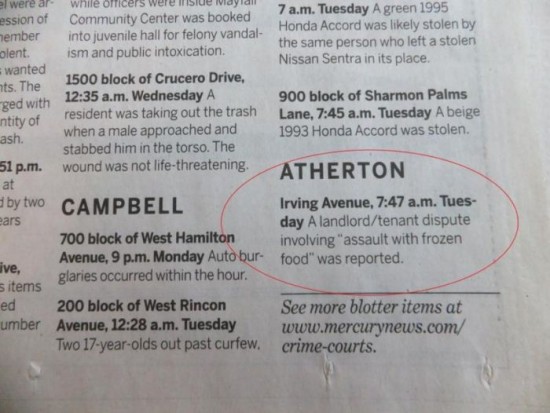 The police blotter of Atherton 004