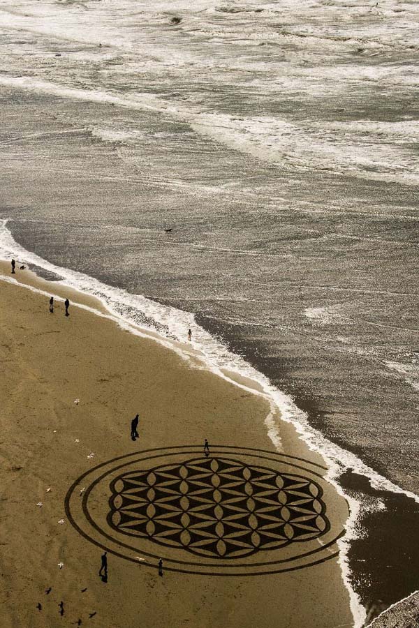 This Man Took a Rake to The Beach and Made Something Amazing 012