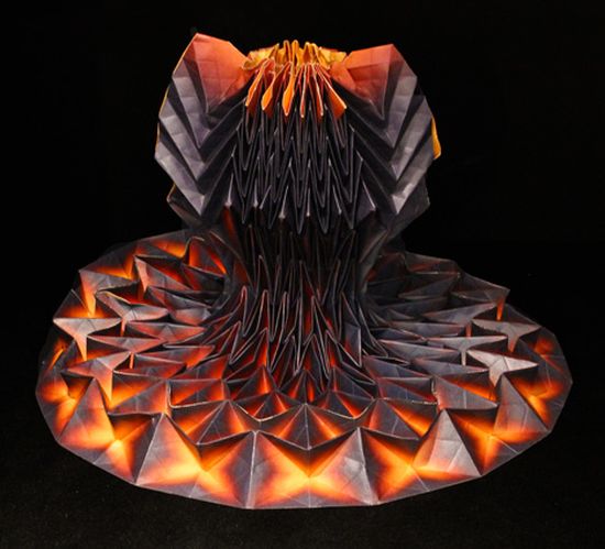Wonderful Origami Dresses by Jule Waibel 001