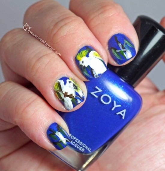 17 Awesome Nail Art Designs For Australia Day 002