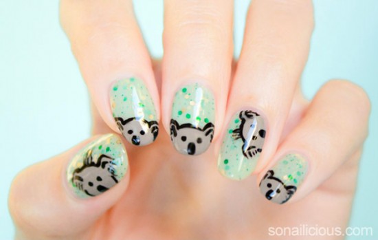 17 Awesome Nail Art Designs For Australia Day 005