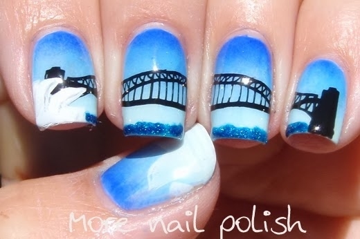 17 Awesome Nail Art Designs For Australia Day 006