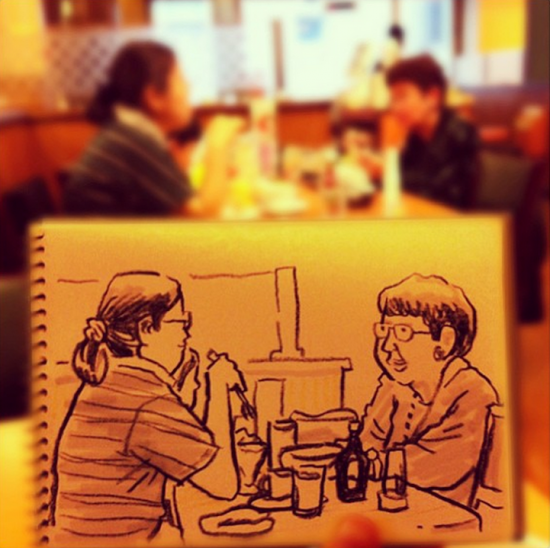 20 Speed Sketched People of Tokyo by Hama-House 001