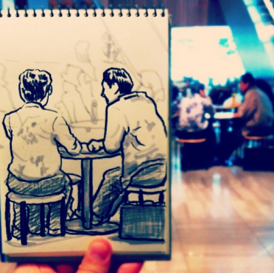20 Speed Sketched People of Tokyo by Hama-House 007