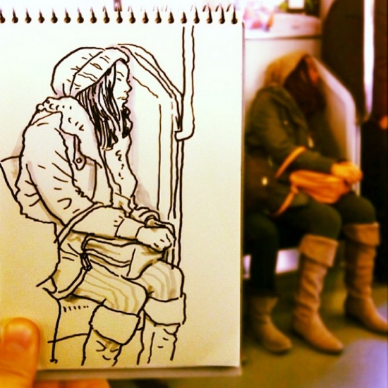 20 Speed Sketched People of Tokyo by Hama-House 009