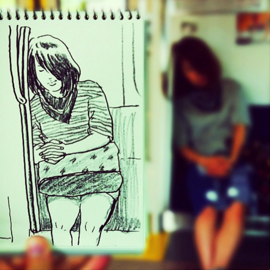 20 Speed Sketched People of Tokyo by Hama-House 011