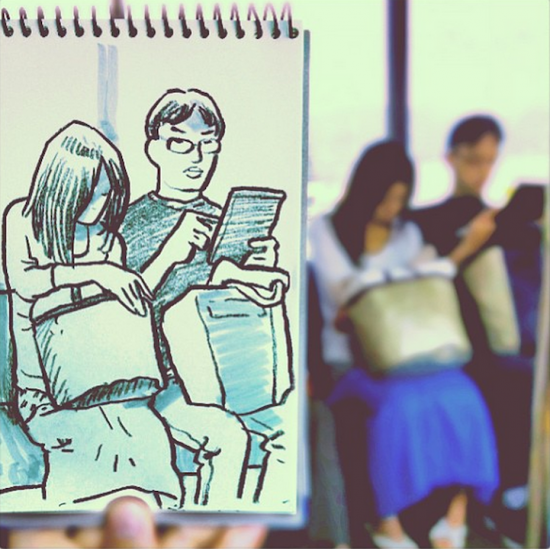 20 Speed Sketched People of Tokyo by Hama-House 017