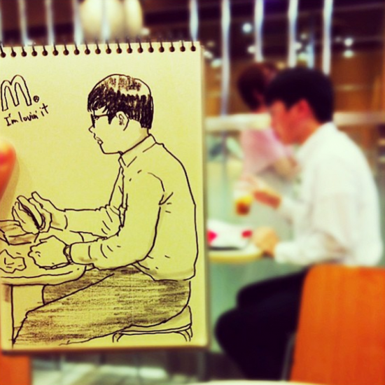 20 Speed Sketched People of Tokyo by Hama-House 018