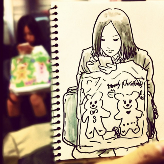 20 Speed Sketched People of Tokyo by Hama-House 019