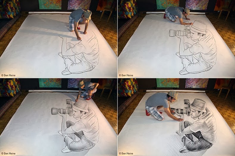 3D Pencils Drawings by Ben Heine 005