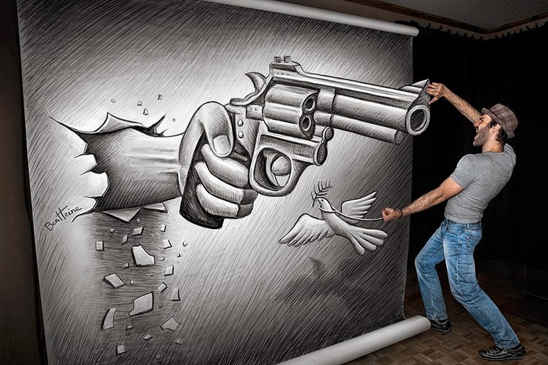 3D Pencils Drawings by Ben Heine 008