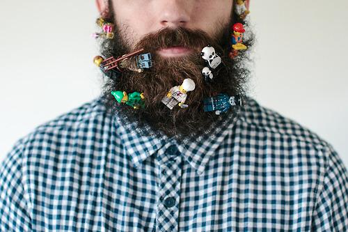 Guy Puts Stuff in His Beard and Takes Classy Photos 002