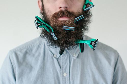 Guy Puts Stuff in His Beard and Takes Classy Photos 006
