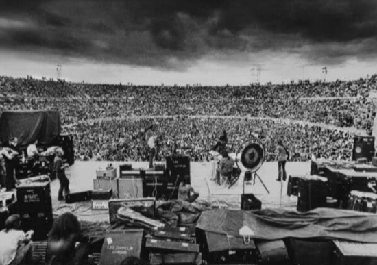 Led Zeppelin playing a sold out show in Melbourne, Australia in 1972. When rock n roll was king