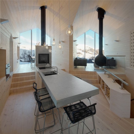 Modern Mountain Lodge by Reiulf Ramstad Arkitekter 007