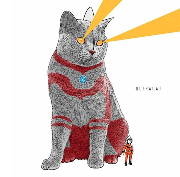 Pop Culture Icons Re-imagined as Cats 003