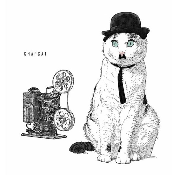 Pop Culture Icons Re-imagined as Cats 004
