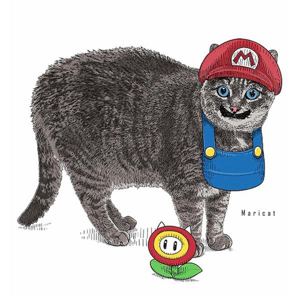 Pop Culture Icons Re-imagined as Cats 006