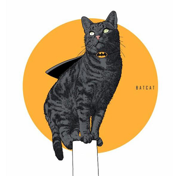 Pop Culture Icons Re-imagined as Cats 007