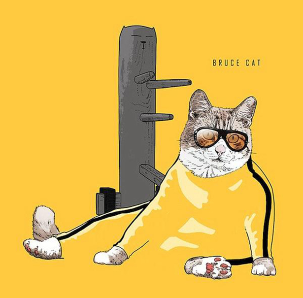 Pop Culture Icons Re-imagined as Cats 012
