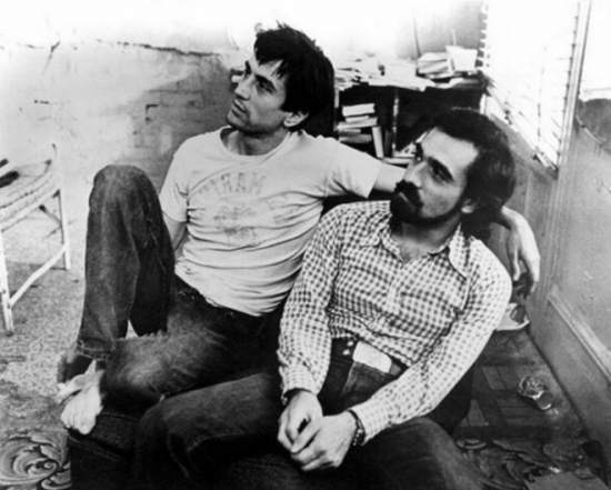 Robert De Niro and Martin Scorsese way back in the day